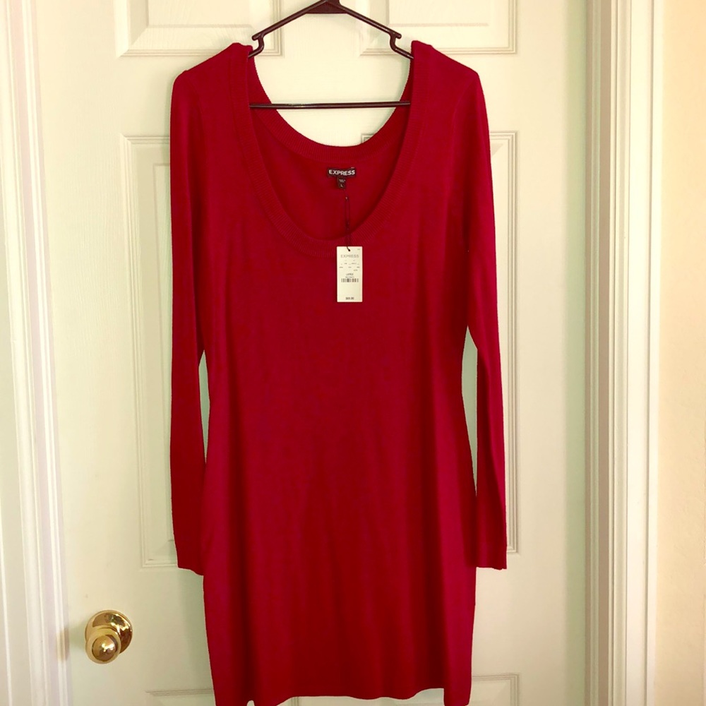 New Express sweater dress